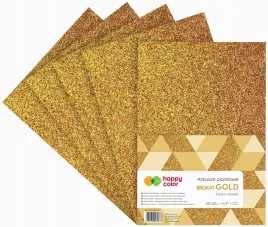 arkusze-piankowe-brokatowe-happy-color-a4-zlote-5-ark
