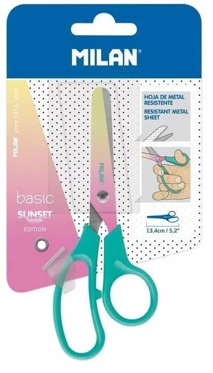nozyczki-szkolne-basic-sunset-zielone-milan