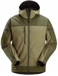 kurtka-softshell-stretch-allroundwork-z-kapturem-1226-snickers-l-khaki