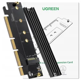 ugreen-adapter-pcie-4-0-x16-do-m-2-nvme-do-komputera-pc-z-przejsciem-na-ssd