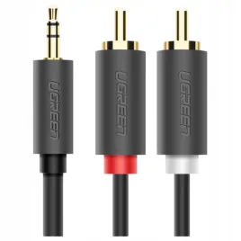 ugreen-kabel-2x-rca-cinch-jack-3-5-mm-do-glosnikow-telewizorow-audio-1-5m