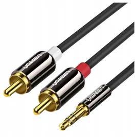 ugreen-kabel-przewod-35mm-jack-do-2rca-cinch-do-telewizor-kino-domowe-2m