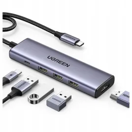 ugreen-hub-adapter-usb-c-do-3x-usb-hdmi-usb-c-do-laptopow-telefonow-4k