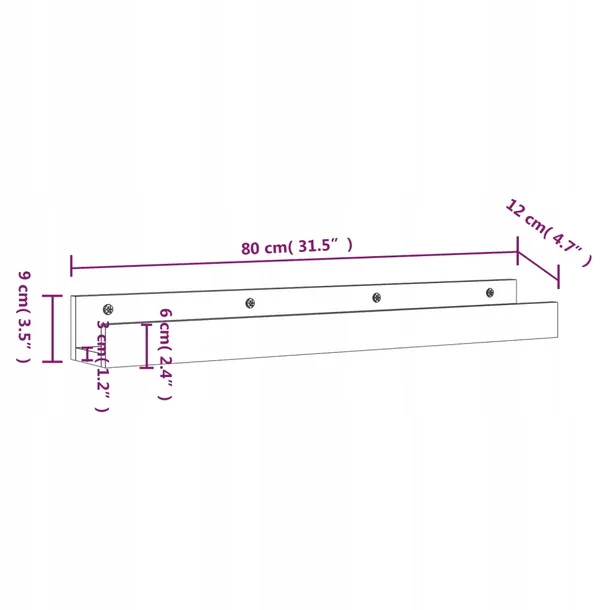 polki-scienne-2-szt-biale-80x12x9-cm-drew-stan-nowy-wysokosc-mebla-58-6-cm
