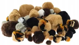 pompony-zwierzeta-54szt