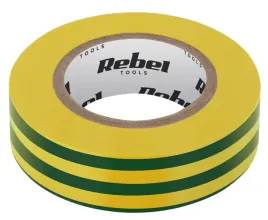 tasma-izolacyjna-klejaca-rebel-013-mm-x-19-mm-x-10-yd-zolto-zielona