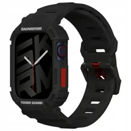skinarma-pasek-etui-mecha-2in1-do-apple-watch-45mm-44mm-czarny-w-zestawie