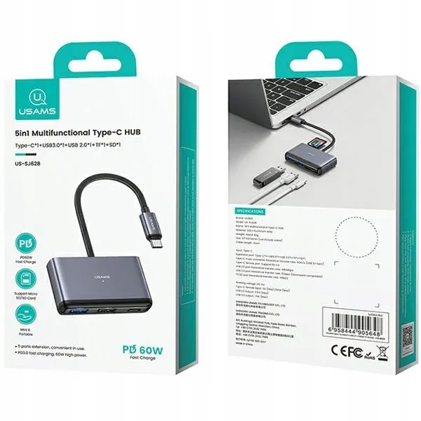 usams-adapter-hub-5w1-usb-3-0-usb-c-do-windows-macbook-tablet-smartfon
