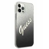 guess-etui-hard-case-do-iphone-12-12-pro-61-glitter-gradient-script-czarne-kolor-czarny
