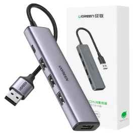 ugreen-hub-usb-4x-3-0-do-pc-komputera-laptopa-z-portami-szybkiego-ladowania