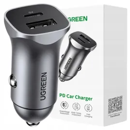 ugreen-szybka-ladowarka-samochodowa-usb-typ-c-24w-pd-qc-do-telefonu-szara