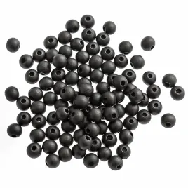 koraliki-drewniane-matowa-czern-100szt