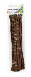 druciki-kreatywne-brazowe-40szt