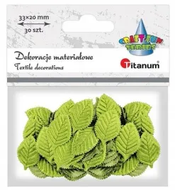 titanum-ozdoby-materialowe-liscie-jasnozielone-30-sztuk-do-scrapbookingu