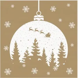 serwetki-lunch-daisy-bn-christmas-bauble-with-forest-silhouette-on-gold-s