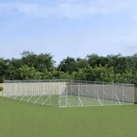 vidaxl-kojec-zewnetrzny-dla-psa-srebrny-8x16x2-m-stal-galwanizowana