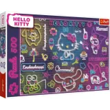 puzzle-500-elementow-neon-hello-kitty-trefl
