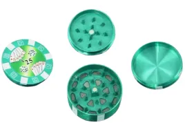 mlynek-do-mielenia-tytoniu-cbd-zielony-zeton-do-pokera-25-grinder-crusher