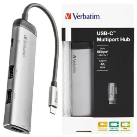 verbatim-adapter-hub-usb-c-2xusb-a-3-0-hdmi-do-laptopa-komputera-aluminiowy