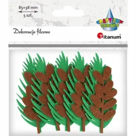 titanum-filcowe-liscie-3d-do-zdobien-zielono-brazowe-2-szt