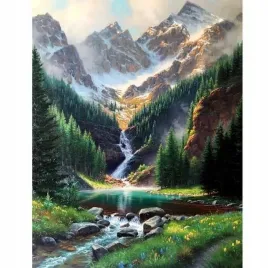 malowanie-po-numerach-40x50cm-potok-w-gorach