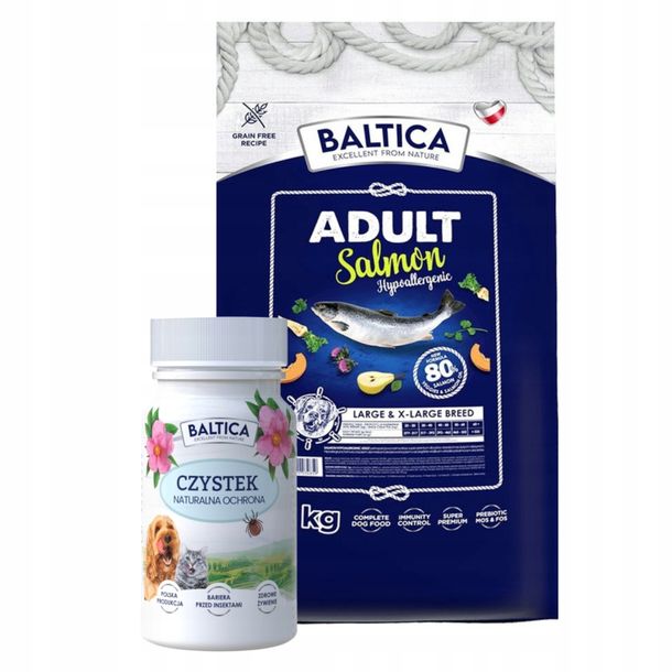 ﻿Baltica Adult Salmon 12kg Karma z łososiem dla dużych ras-Zdjęcie-0