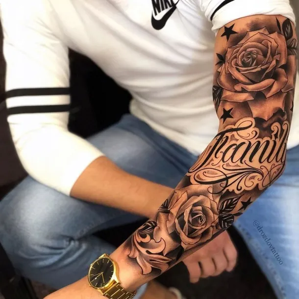 tatuaz-rekaw-tribal-plec-produkt-uniseks