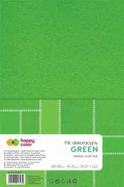 filc-dekoracyjny-zielony-10szt-happy-color