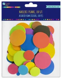 naklejki-z-pianki-kola-100szt