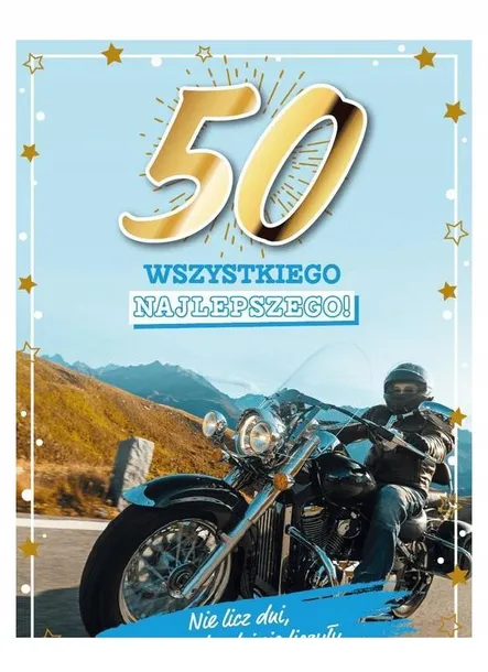 karnet-urodziny-50-stan-opakowania-oryginalne