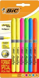 zakreslacz-bic-highlighter-grip-special-format-6-kolorow-blister