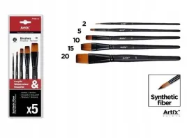 artix-pedzle-syntetyczne-5-szt-do-farb-akrylowych-olejnych-i-temperow