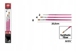 pedzle-syntetyczne-plaskie-3szt