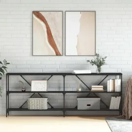 vidaxl-stolik-konsolowy-czarny-200x30x75-cm-material-drewnopochodny