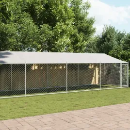 vidaxl-klatka-dla-psa-z-dachem-i-drzwiami-szara-12x2x2-m-stal