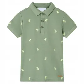 koszulka-dziecieca-polo-khaki-128