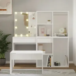 vidaxl-zestaw-z-toaletka-i-oswietleniem-led-bialy