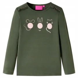 koszulka-dziecieca-z-dlugimi-rekawami-khaki-104