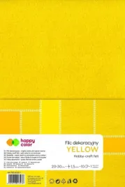 filc-dekoracyjny-zolty-10szt-happy-color