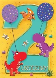 karnety-urodzinowe-henry-dinozaury-karnet-b6-z-koperta