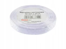 brewis-wstazka-satynowa-biala-w-kropki-12mm-22m