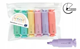 zakreslacz-sweet-6-kolorow-pastel