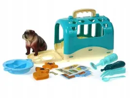 piesek-z-klatka-do-przenoszenia-z-akcesoriami