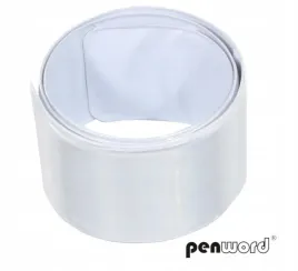 opaska-reklamowa-srebrna-odblask