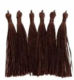 fredzelki-chwosty-ozdobne-brazowe-8cm-6szt
