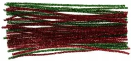 druciki-kreatywne-metaliz-zielone-i-czerwone-30cm