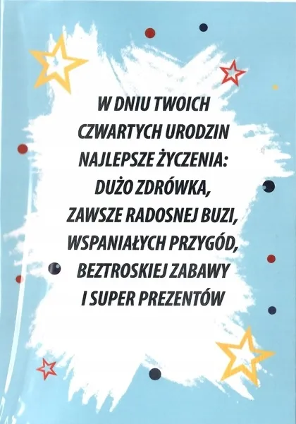 karnet-urodziny-4-stan-opakowania-oryginalne