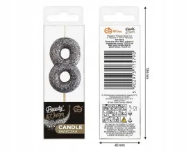 swieczka-piker-8-czarna-brokatowa-11x3-5-cm