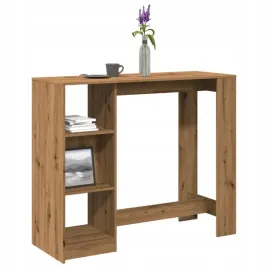 vidaxl-stolik-barowy-z-regalem-dab-artisian-124x46x1035-cm
