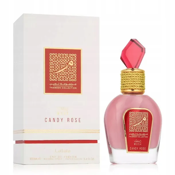 lattafa musk candy rose woda perfumowana 100 ml    